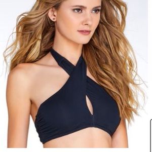 Coco Rave cross wrap bikini top.
